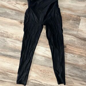 SPANX Faux Leather Black Leggings